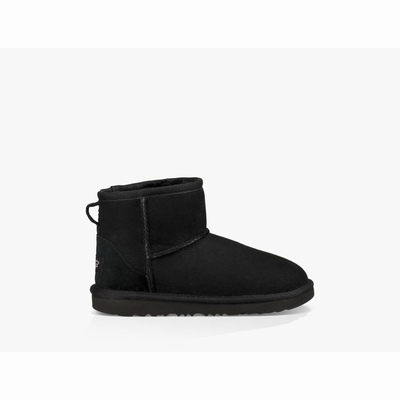 Botas UGG Classic II Mini Criança Pretas | PT-DGFOV